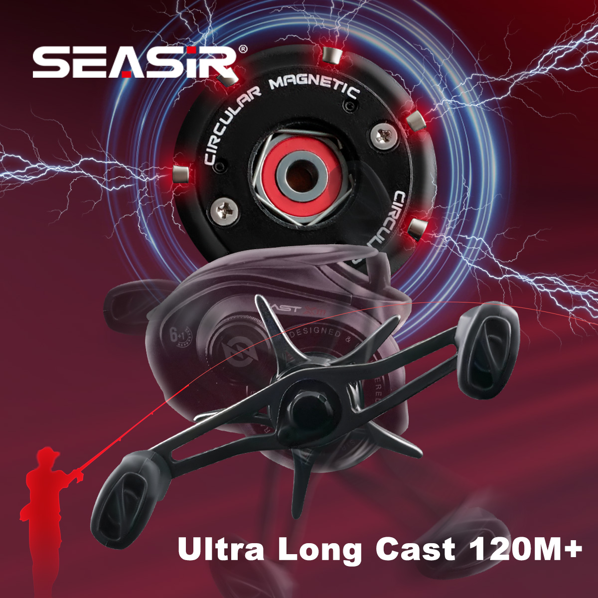 SEASIR CAST-X3 ベイトキャスティングリール 超 - Abu Garcia Reel Max のレビューと価格