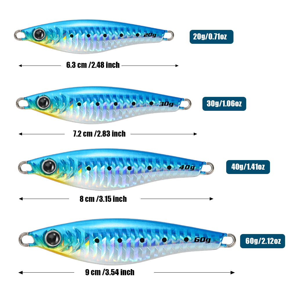 ジギングプロ ジュグロ マイクロワイドキャスティングメタルジ - Fishing Lure Topwater のレビューと価格