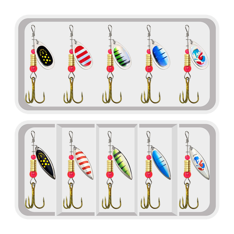 スピナーフィッシングルアーキット,スピナースピナースプーン, - Fishing Lure Spoon のレビューと価格