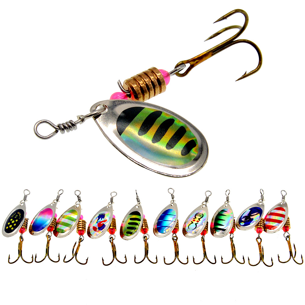スピナーフィッシングルアーキット,スピナースピナースプーン, - Fishing Lure Spoon のレビューと価格